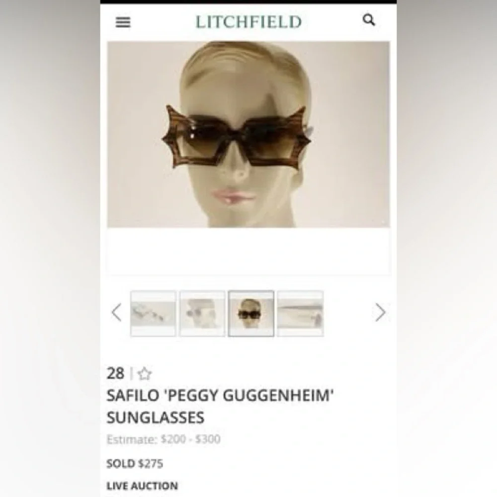 Women’s Authentic Vintage Safilo Peggy 1 Sunglasses.